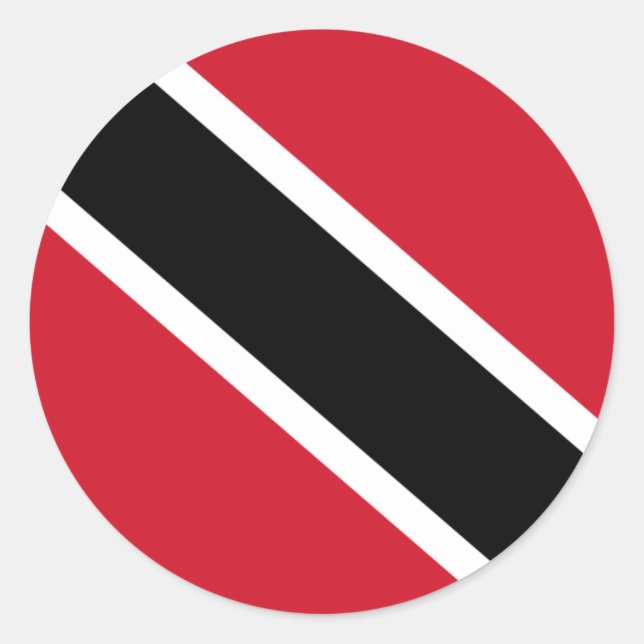 Adesivo Bandeira de Trinidad e Tobago (Frente)