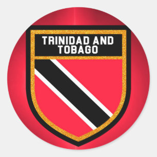 Adesivo Bandeira De Trinidad E Tobago