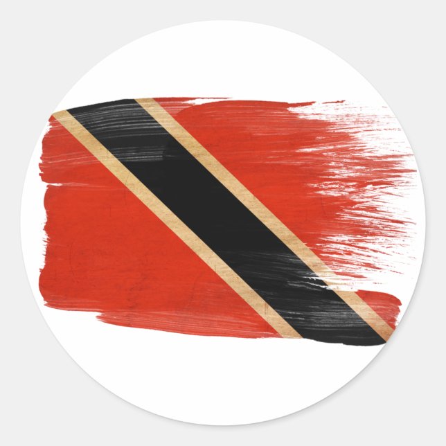 Adesivo Bandeira de Trinidad e Tobago (Frente)