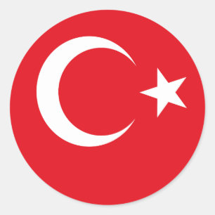 Adesivo Bandeira de Turquia