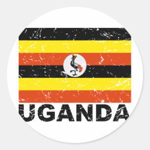Adesivo Bandeira de Uganda