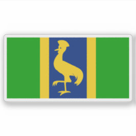 Adesivo Bandeira de Uganda (1962)