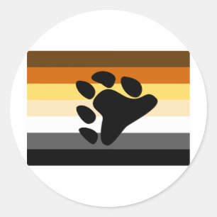ADESIVO BANDEIRA DE URSO ORIGINAL COM SÍMBOLO