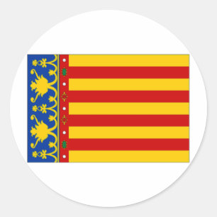 Adesivo Bandeira de Valência da espanha