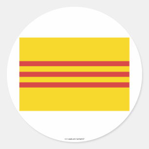 Adesivo Bandeira de Vietnam sul