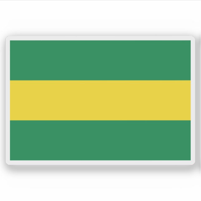 Adesivo Bandeira de Vinces, Equador (Frente)