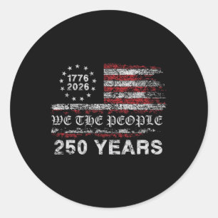 Adesivo Bandeira do 250º Aniversário 1776-2026 250 Anos