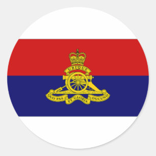 Adesivo Bandeira do acampamento do ramo da artilharia de