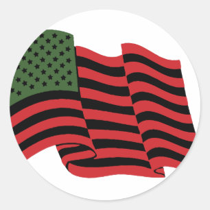 Adesivo Bandeira do afro-americano