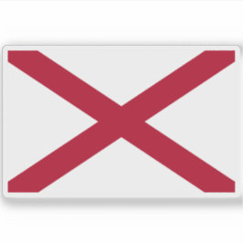 Adesivo Bandeira do Alabama
