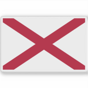 Adesivo Bandeira do Alabama