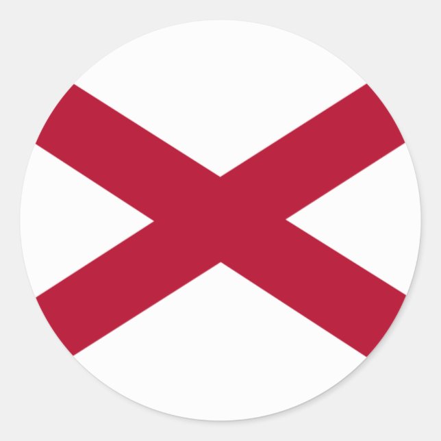 Adesivo Bandeira do Alabama (Frente)