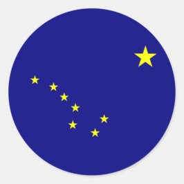 Adesivo Bandeira do Alasca