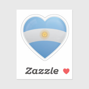 Adesivo Bandeira do Amor pela Argentina
