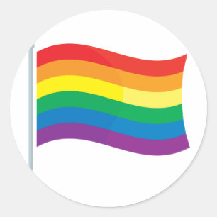 Adesivo Bandeira do arco-íris