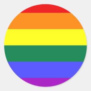 Adesivo Bandeira do arco-íris de LGBT
