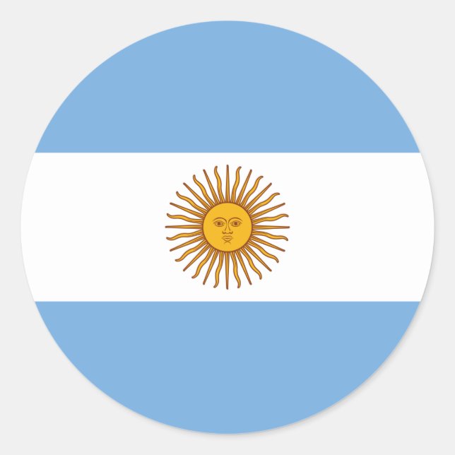 Adesivo Bandeira do Argentina Sticker (Frente)