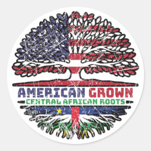 Adesivo Bandeira do Árvore Americano Central