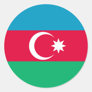 Adesivo Bandeira do Azerbaijão