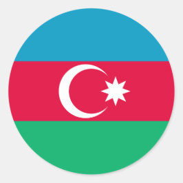 Adesivo Bandeira do Azerbaijão Sticker