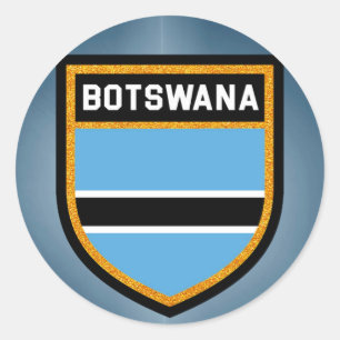 Adesivo Bandeira do Botsuana