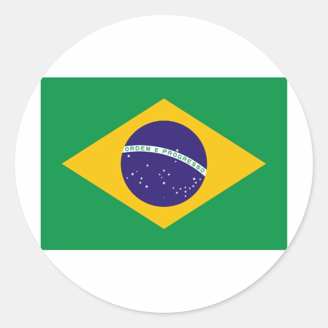 Adesivo Bandeira do Brasil (Frente)