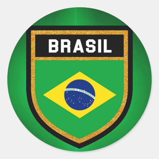 Adesivo Bandeira do Brasil (Frente)