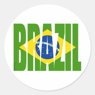 Adesivo Bandeira do BRASIL