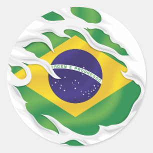 Adesivo Bandeira do Brasil