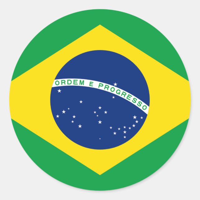 Adesivo Bandeira do Brasil - Bandeira do Brasil (Frente)
