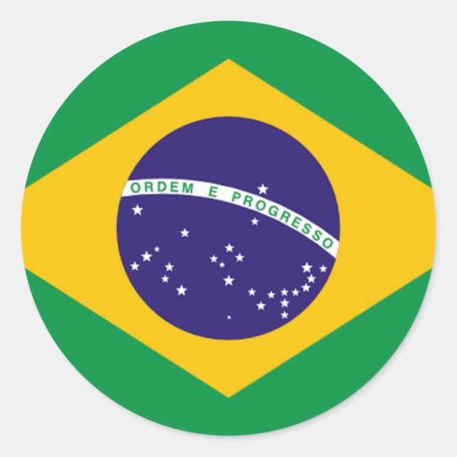 Adesivo Bandeira do Brasil, bandeiras do mundo (Frente)
