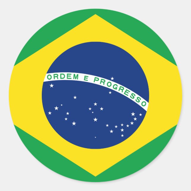 Adesivo Bandeira do Brasil (Brasil) (Frente)