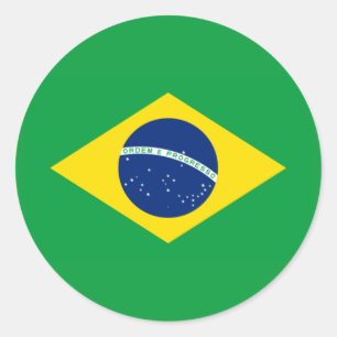 Adesivo Bandeira do Brasil Copa do Mundo 2026 Futebol Bras