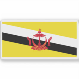 Adesivo Bandeira do Brunei