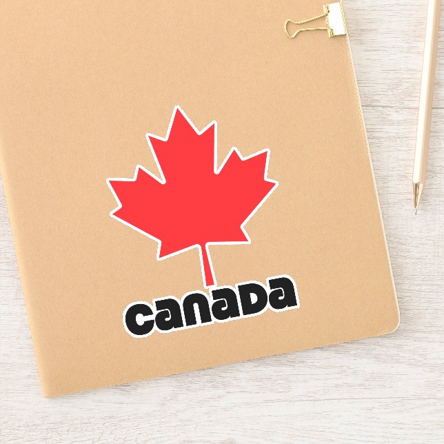 Adesivo Bandeira do Canadá (Notebook)
