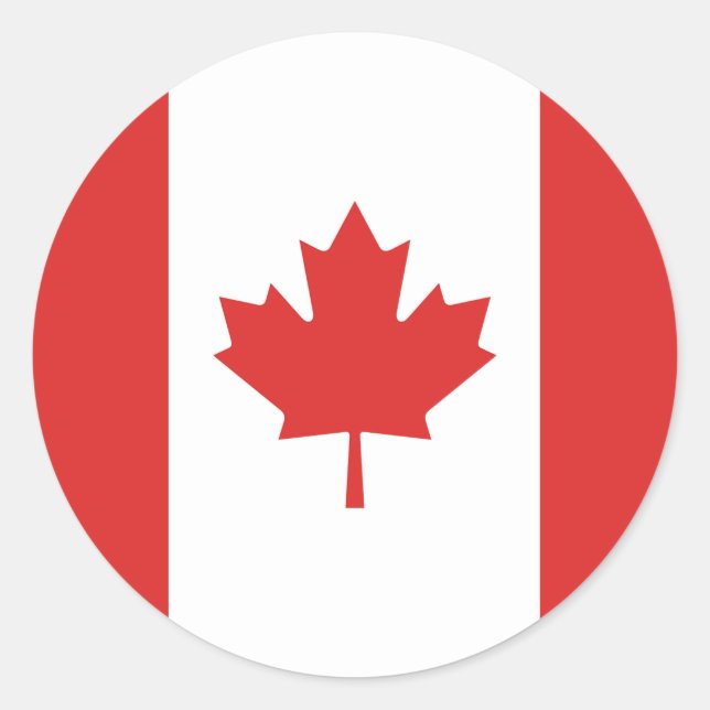 Adesivo Bandeira do Canadá (Frente)