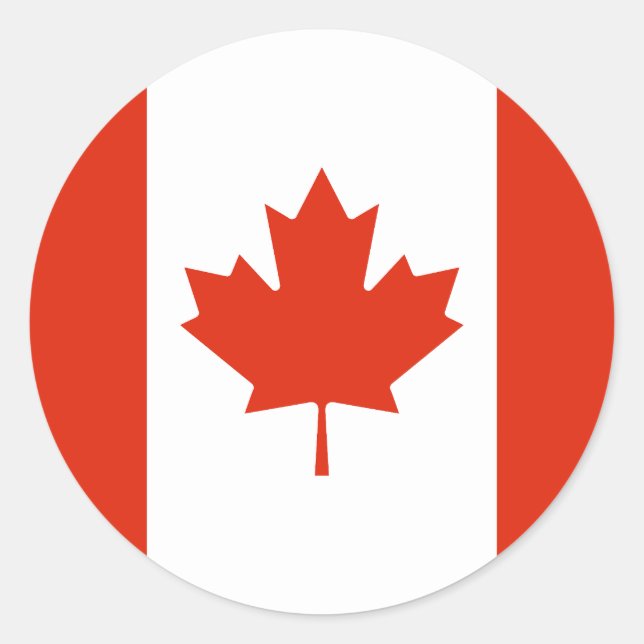Adesivo Bandeira do Canadá (Frente)