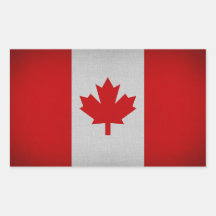 Adesivo Bandeira do Canadá, Adesivos de Viagem de