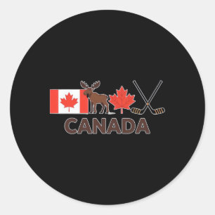 Adesivo Bandeira do Canadá Folha de Bordo Canadense Cervo