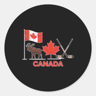 Adesivo Bandeira do Canadá Folha de Bordo Canadense Veado