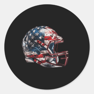 Adesivo Bandeira do Capacete Americano de Futebol
