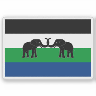 Adesivo Bandeira do Caprivi Oriental, República da África