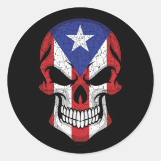 Adesivo Bandeira do Caveira de Porto Rico