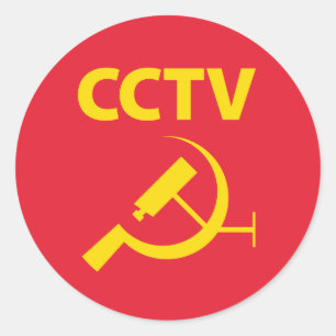 Adesivo Bandeira do CCTV