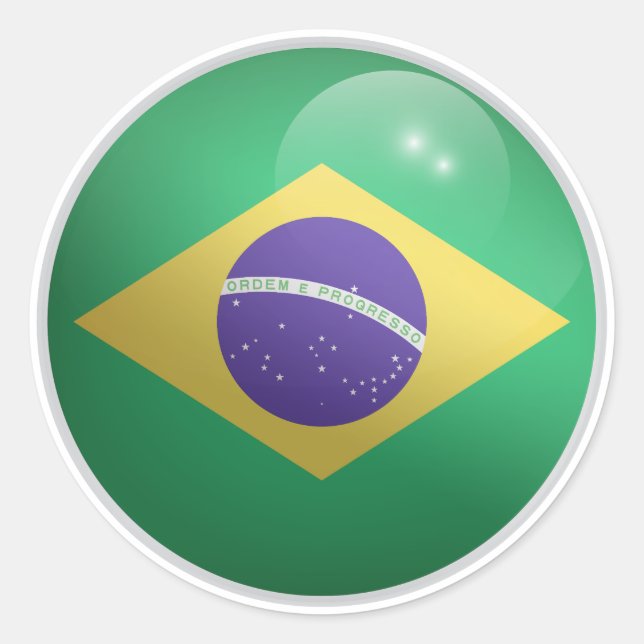 Adesivo Bandeira do Círculo Glosso do Brasil (Frente)