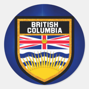 Adesivo Bandeira do Columbia Britânica