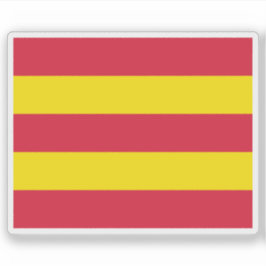 Adesivo Bandeira do condado de Aust-Agder, Noruega