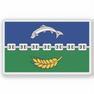 Adesivo Bandeira do condado de Berwickshire, Escócia