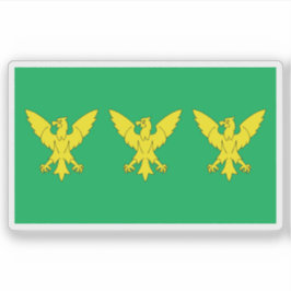 Adesivo Bandeira do condado de Caernarfonshire, País de Ga