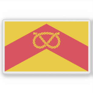 Adesivo Bandeira do condado de Staffordshire, Inglaterra